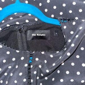 The Kooples Monochrome Polka Dot Dress